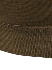 Manfinity Homme Men's High Neck Long Sleeve Fleece Sweater, Men Turtleneck Sweater, Men Turtle Neck, Mock Neck Men, Men Sweaters, Men Winter Sweaters - Camel - View 3