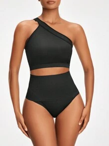 SHEIN Shape Conjunto De Body Moldeador Para Mujer De Color Sólido