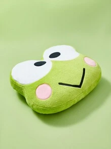 HELLO KITTY AND FRIENDS | SHEIN Lindo Cojín De Peluche Con Forma De Rana De Ojos Grandes Verde - Verde - Ver 6