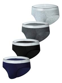 Men's Breathable Triangle Underwear, Four Seasons (4pcs/Pack)