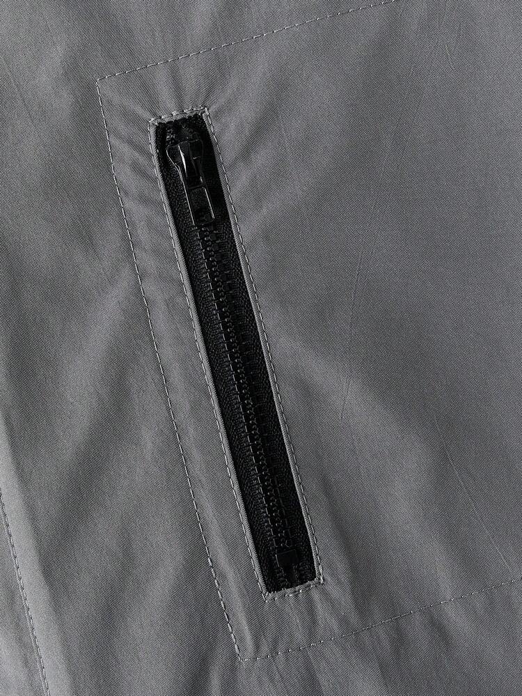 Men's Zipper Front Long Sleeve Jacket