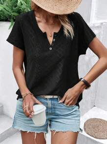 SHEIN LUNE 女式短袖t卹