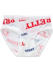 6入組三角形狀的少女內褲 - 彩色 - 查看 8