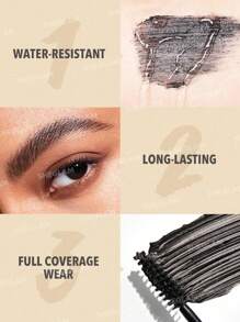 SHEGLAM Striking Brow Gel-Dark Brown Waterproof Eyebrow Cream Long Lasting Highly Pigmented Shaping Filling Eyebrow Balm With Small Brush Eyebrow Brand Beauty Makeup Face Paint Cosmetic For Women Girls Perfect For Winter Spring Ideal For Y2K Fancy Fashion Suitable For Birthday Gift Party Ready Best Color - Dark Brown - View 3