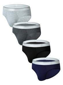 Men's Breathable Triangle Underwear, Four Seasons (4pcs/Pack)