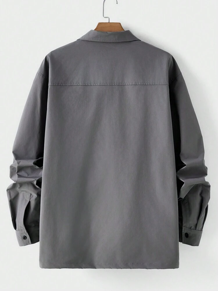 Men's Zipper Front Long Sleeve Jacket