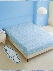 HELLO KITTY AND FRIENDS | SHEIN 可愛藍色床單 - 淺藍色 - 查看 4