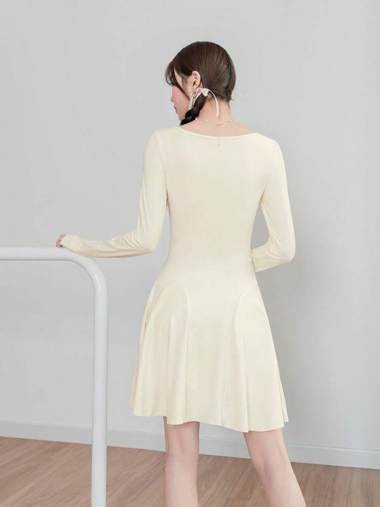 Balletcore Spring Summer Lace-Up Ribbon Bow Dress