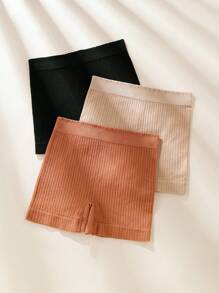 3 cái/bộ Liền mạch Của phụ nữ Quần short bé trai - Nhiều màu - Xem 1