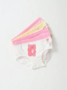 Ropa Interior Con Diseño De Dibujos Animados Para Chicas Jóvenes - Multicolor - Ver 3