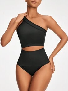 SHEIN Shape Conjunto De Body Moldeador Para Mujer De Color Sólido