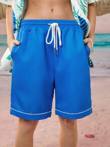 Manfinity VCAY Men's Woven Short Sleeve Casual Shirt With Leaf Print - Multicolor - View 7