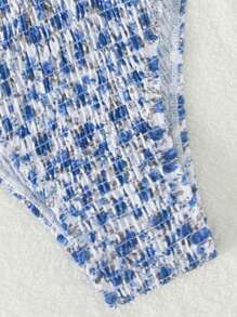 SHEIN Swim Summer Beach Women's Printed Bikini Bottoms, Random Pattern - Multicolor - View 3