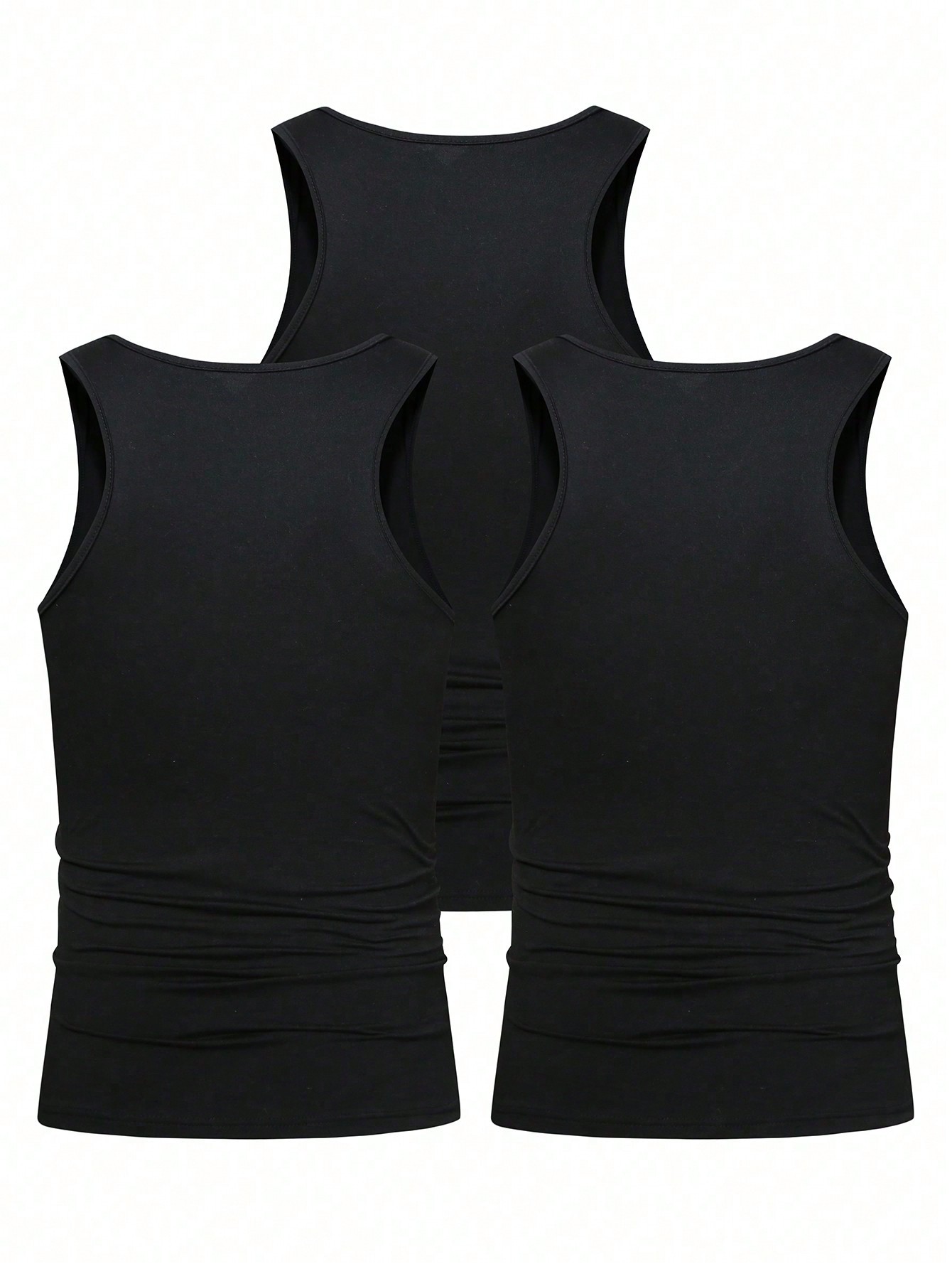 Manfinity Men's Solid Color Tank Tops, Multiple Pieces SHEIN USA