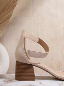 SHUZIA Sandalias De Tacón Alto De Moda Y Versátiles De Talla Grande