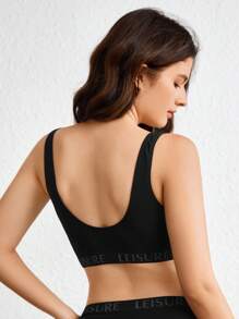 Ocili Ocili Débardeur De Soutien-gorge Sans Couture Pour Femmes Avec Détail De Lettres Et Bretelles Lingerie