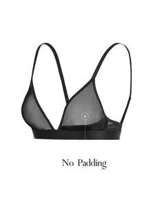 Ocili Leisure Color-Blocked Edged Bra Lingerie - Multicolor - View 3