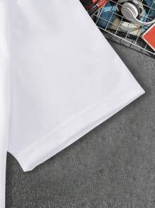 Manfinity Dauomo 男士有趣印花短袖t恤