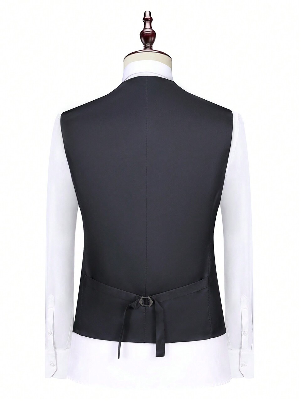 Men's Plus Size Plaid Double Breasted Suit Vest
