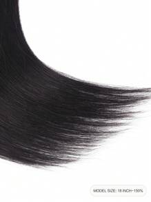 1 pieza Paquete de cabello humano liso, color negro natural, de 10 a 28 pulgadas, extensiones de cabello humano Remy para mujeres
