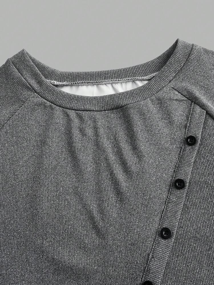 Women's Color Block Splicing Fabric Long Sleeve Top