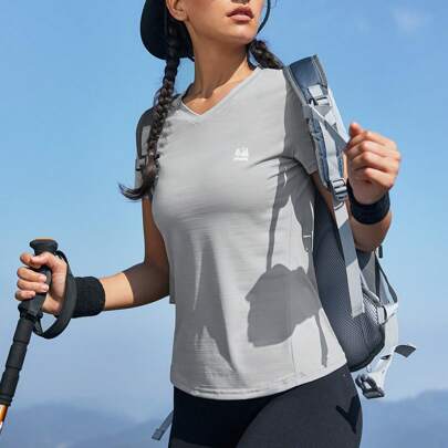 Women's Quick-Dry Backless T-Shirt