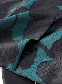 Manfinity AFTRDRK Nam In hoa Áo vest Và Màu thuần Quần Bộ đồ - Màu xanh lá cây đậm - Xem 5