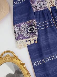 EMERY ROSE 女式流蘇西式洋裝 - 彩色 - 查看 5