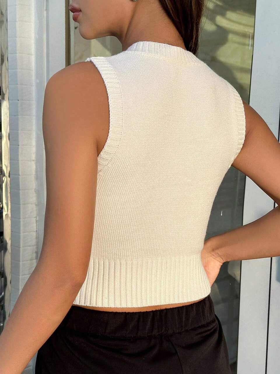 Women's Knitted Sleeveless Top