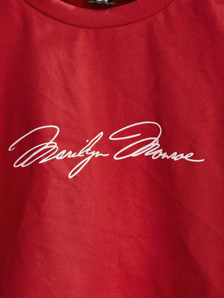 Tween Girl Letter And Floral Print Set