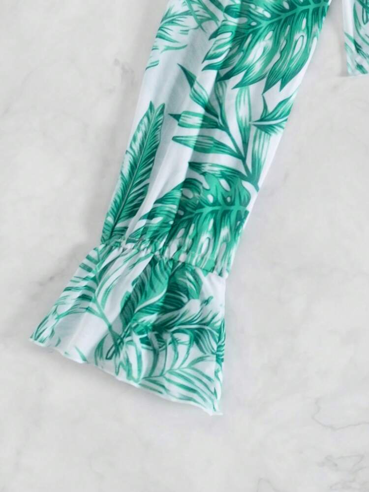 Women's 1pc Random Printed Vacation Style Shirt Jacket Summer
