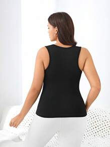 Gameset SHEIN Sport Plus Size Women's Tight Sports Tank Top With Front Mobile Phone Pocket