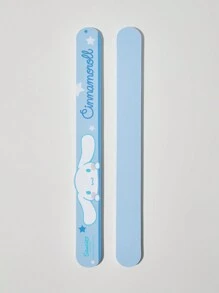 HELLO KITTY AND FRIENDS | SHEIN 2 件裝卡通圖案可愛便攜式指甲銼套裝 - 淺藍色 - 查看 6