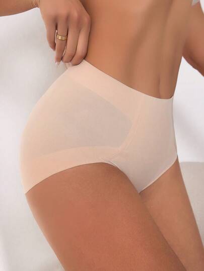 SHEIN Seamless High Waist Tummy Control Triangle Panties