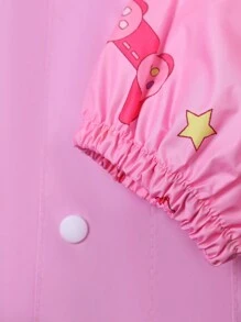 Girls' Raincoat For Teenagers - Pink - View 4