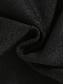 SHEIN 1 Miếng Chàng trai trẻ Giải trí Phong cách Học viện Mềm mại , Thoải mái Và Đơn giản Quần , Phong cách đường phố , Thích hợp Cho mùa xuân , Mùa hè Và Mùa thu - màu đen - Xem 6