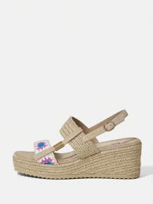 SheIn VCAY Women's Wedge Heel Platform Sandals