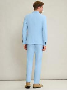 Manfinity VCAY Men's Casual Woven Two-Piece Suit