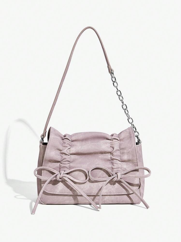 SHEIN ICON ウィメンズショルダーバッグ、Y2Kバッグ、デニム風