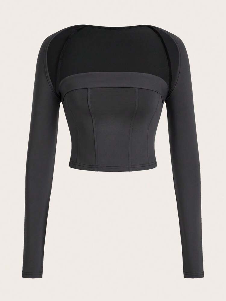 Women's Cropped Shrug Top And Tube Top