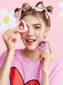 HELLO KITTY AND FRIENDS | SHEIN 超柔軟棉花糖粉撲套裝（2個/包） - 紅色 - 查看 2