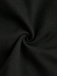 SHEIN EZwear 2 件黑白不对称下摆休闲修身女式背心，适合夏季 - 黑與白 - 查看 6