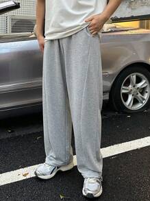 DAZY Men's Asymmetric Stripe Spring/Summer Baggy Pants Men Joggers