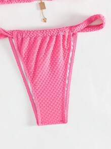 SHEIN Swim Solid Color Women's Bikini Set Summer Beach