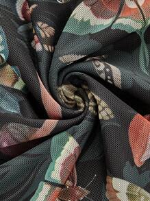 ROMWE Fairycore 女士蝴蝶印花a字妖精裙 - 彩色 - 查看 4