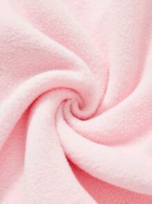 Cozy Pixies 1 套舒适小熊心刺绣柔软舒适无袖婴儿睡袋和 1 个头带，适合情人节爱心情人节 - 淺粉色 - 查看 5