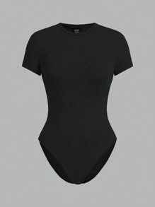 SHEIN EZwear 女式多色針織緊身連身衣