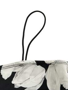 Essediesse Floral Printed Camisole Top - Black - View 3