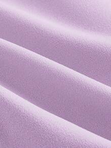 SHEIN MOD 女士珍珠串珠细肩带连衣裙 - 淡紫色 - 查看 3