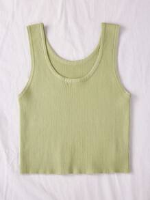 SHEIN Unity พลัสไซส์ เสื้อถัก สีพื้น - สีเทา - ดู 8